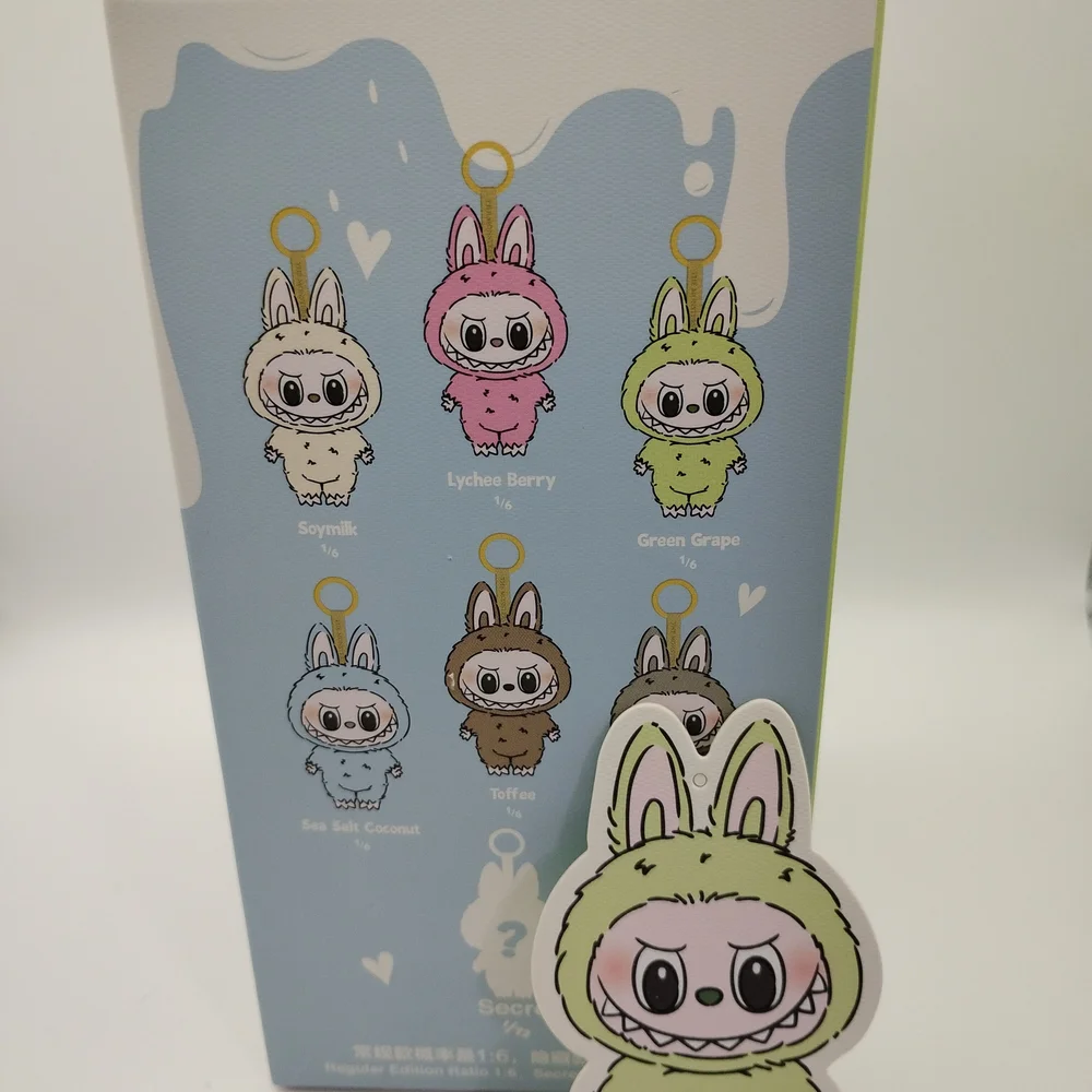 Exciting Macaron Green Grape Labubu Authentic - Picture 3 of 9